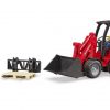 Bruder Schaeffer Compact Loader 2034 w/ Figure and Accessories #BT9121