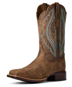 Ariat Women's Primetime Tack Brown Western Boots #10034163