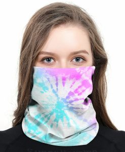 Briarwood Lane Tie Dye Wrap-Around Face Covering Neck Gaiter #B020