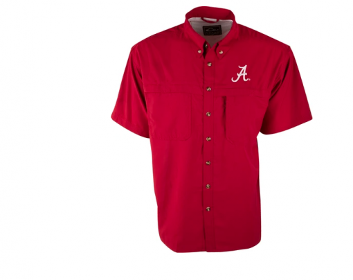 Drake Men's Alabama S/S Mesh Back Flyweight Shirt #SD-ALA-7100