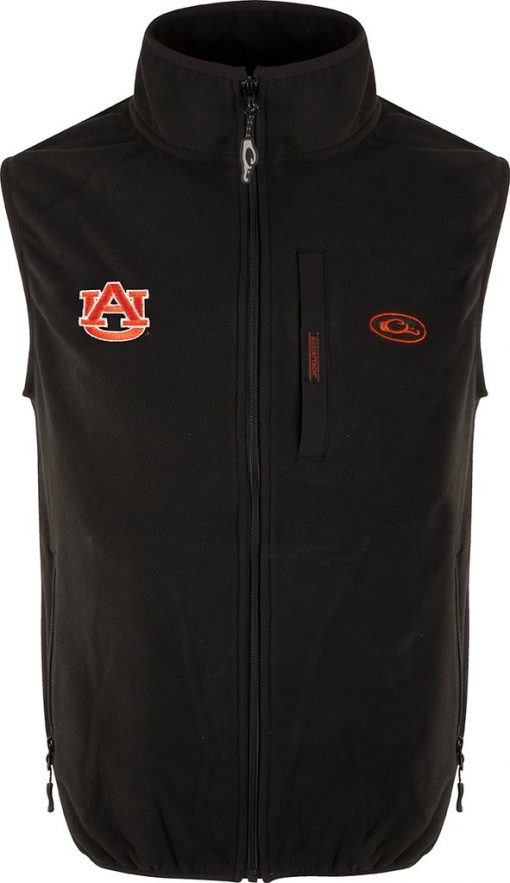 Drake Men's Auburn Camp Fleece Vest #SD-AUB-1603