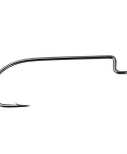 Gamakatsu Worm Offset Hook - 1/0 Oz Black #07411