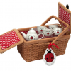 Schylling Ladybug Tea Set Basket #LBTSB