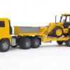 Bruder Man TGA Low Loader with JCB Backhoe Loader