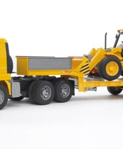 Bruder Man TGA Low Loader with JCB Backhoe Loader