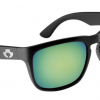 Blue Otter Polarized Sunglasses Cumberland Matte Black-Deep Green Nylon