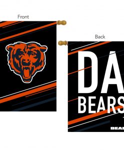 Briarwood Lane Chicago Bears Slogan Double-Sided NFL House Flag #H01436