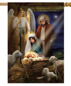 Briarwood Lane Holy Nativity House Flag #H01335