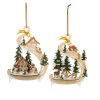 Ganz Christmas Plywood Winter Scene #165720