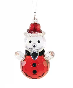 Ganz Crystal Expressions Santa Acrylic Ornament Jolly St Nick Christmas #ACRYX171