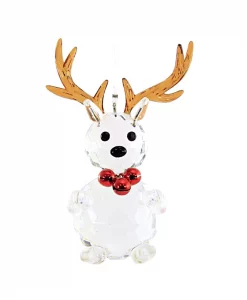 Ganz Jingle Reindeer Ornament Faceted Christmas #ACRYX176