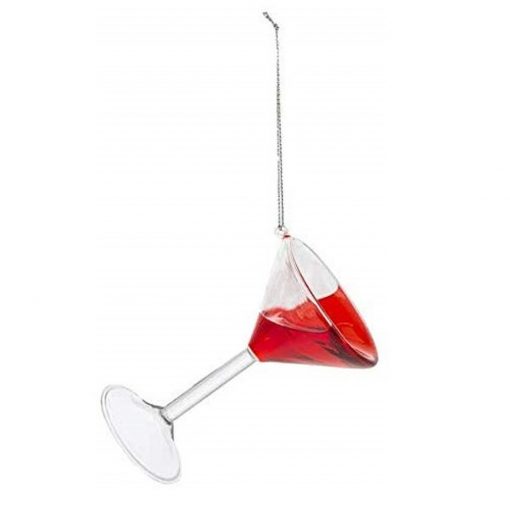 Ganz Martini Glass Ornament - Berry Merry #EX24353