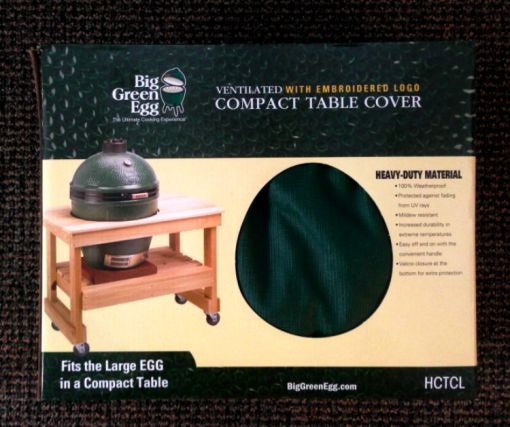 big green egg compact embroided table cover