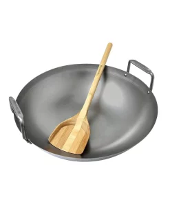 big green egg carbon steel wok