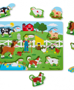 Melissa & Doug Old MacDonald's Farm Sound Puzzle #738