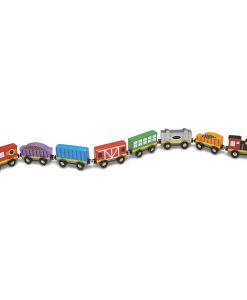 Melissa & Doug Wooden Train Cars #5186