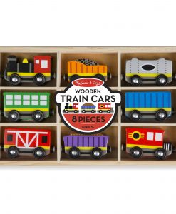 Melissa & Doug Wooden Train Cars #5186