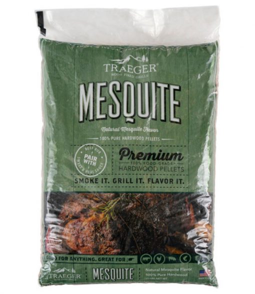 Traeger Wood Fire Grill Mesquite BBQ Wood Pellets