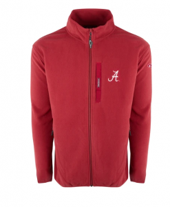 Drake Men's Alabama Full Zip Camp Fleece #SD-ALA-1085-CRM