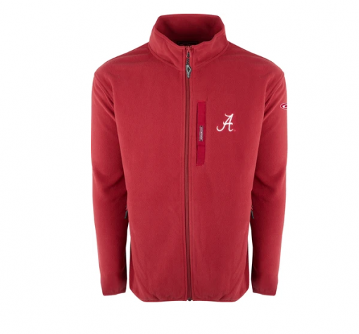 Drake Men's Alabama Full Zip Camp Fleece #SD-ALA-1085-CRM