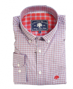 Live Oak Men's Biloxi Plaid Twill Sport Shirt