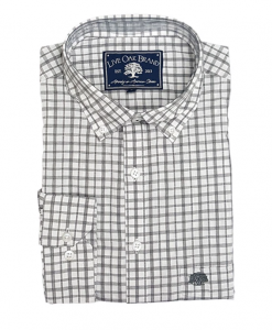 Live Oak Men's Melange Check Sport Shirt