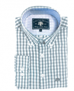 Live Oak Men's Melange Gingham Sport Shirt