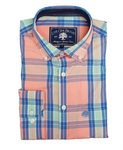 Live Oak Men's Kiawah Plaid Sport Shirt #BBSP18S112