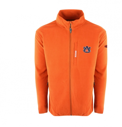 Drake Men's Auburn Full Zip Camp Fleece #SD-AUB-1085-ORG