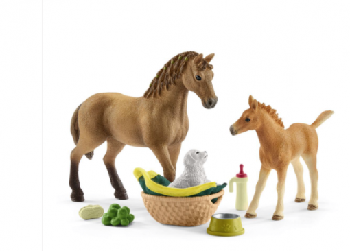 Schleich Horse Club Sarah's Baby Animal Care #42432