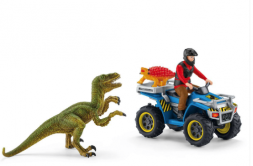 Schleich Quad Escape From Velociraptor #41466