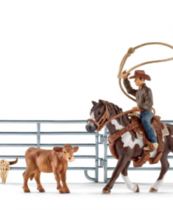 Schleich Team Roping With Cowboy #41418