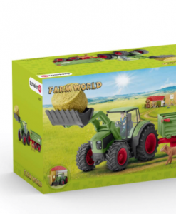 Schleich Tractor With Trailer #42379