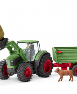 Schleich Tractor With Trailer #42379