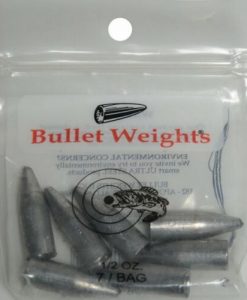 Bullet Weights - Natural 1/2 Oz #PBBWP12-BLK