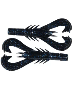 Googan Squad Krackin' Craw 4" - Blake Blue Flake #GKC-BLB