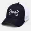 Under Armour Men's UA Fish Hook 2.0 Cap Blk/Wht XL/2X #1327034420