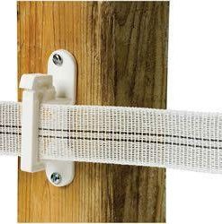 Gallagher HD Wood Post Tape Insulator - White #G668144