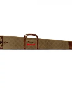 This diamond-stitched, waxed cotton Lodge Gun Case offers excellent protection. Durable 600D interior fabric lining resists snags and tearing. A hidden pocket allows for easy storage of choke tubes and a choke wrench.