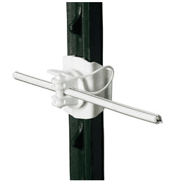 Gallagher HD T-Post Wide Jaw Pinlock Insulator - White #G682134