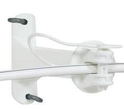 Gallagher HD Wood Post Pinlock 5" Offset Insulator - White #G617134