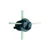 Gallagher Rod Post Screw-on Claw Insulator - Black #G65604