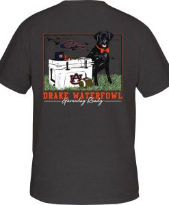 Drake Auburn Black Lab Tailgate Tee #SD-AUB-9000