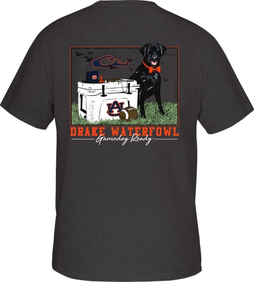 Drake Auburn Black Lab Tailgate Tee #SD-AUB-9000