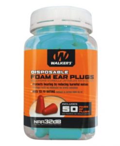 Walker's Disposable Foam Ear Plugs 50 Pair #GWP-FP-50PK-TL