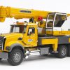 Bruder MACK Granite Liebherr Crane Truck #BT2818