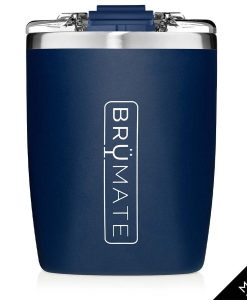 BruMate Rocks Tumbler 12oz Navy #LB12N