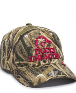 Outdoor Cap Pink Ducks Unlimited Logo Camo Hat #DU56A