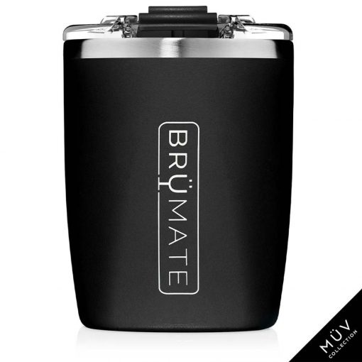 BruMate Rocks Tumbler 12oz Matte Black #LB12MB