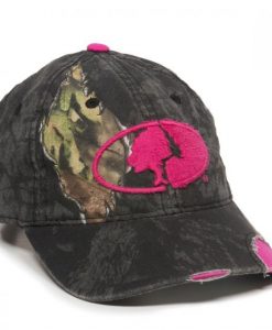 Outdoor Cap Camo Hat with Pink Mossy Oak Logo #MOFS11T